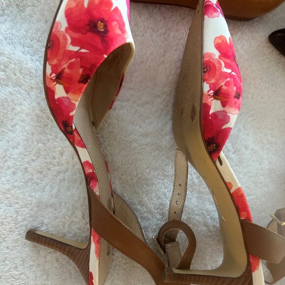 Louise et Cie Floral Strap Heels - Picture 3 of 4